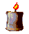 [AHA! THE CANDLE!]